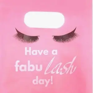 Fabu Lash Eyelash Bundle In A Bag - Have A Fabu Lash Day Pink Design with Eyelashes Graphic