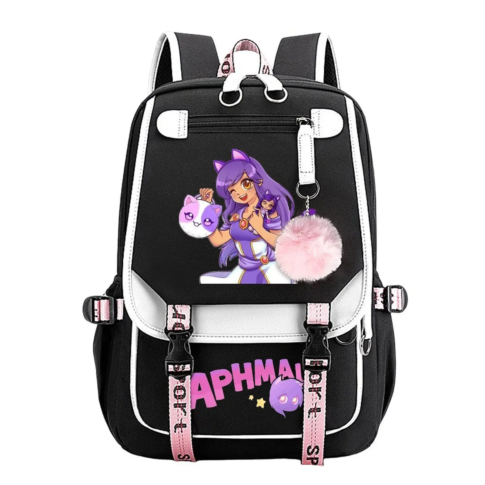 Youth Backpack with Character Art, Large Capacity Student Bookbag for Boys & Girls, Durable Water-Resistant Design with Laptop Compartment for School & Travel, Versatile Backpack, Student Class Backpack