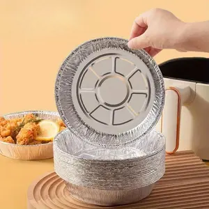 Disposable Food Grade Tin Foil Baking Tray, 30pcs Household Oven Baking Tray, Grilling Plate, Tin Foil Plate for Home Kitchen, Cookware, Foil Cover