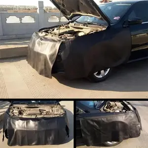 Universal Fabric Car Fender Cover Protector, Durable PU Cover, Automotive Car Protector, Magnetic Leather Pad for Auto Repair & Mechanics, Durable Longevity Protection for Your Vehicle