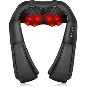 Back and Neck Massager with Heat, Electric Deep Tissue 3D Kneading Massager for Shoulder, Legs, Foot and Body, Relax Gifts for Women Men Comfort
