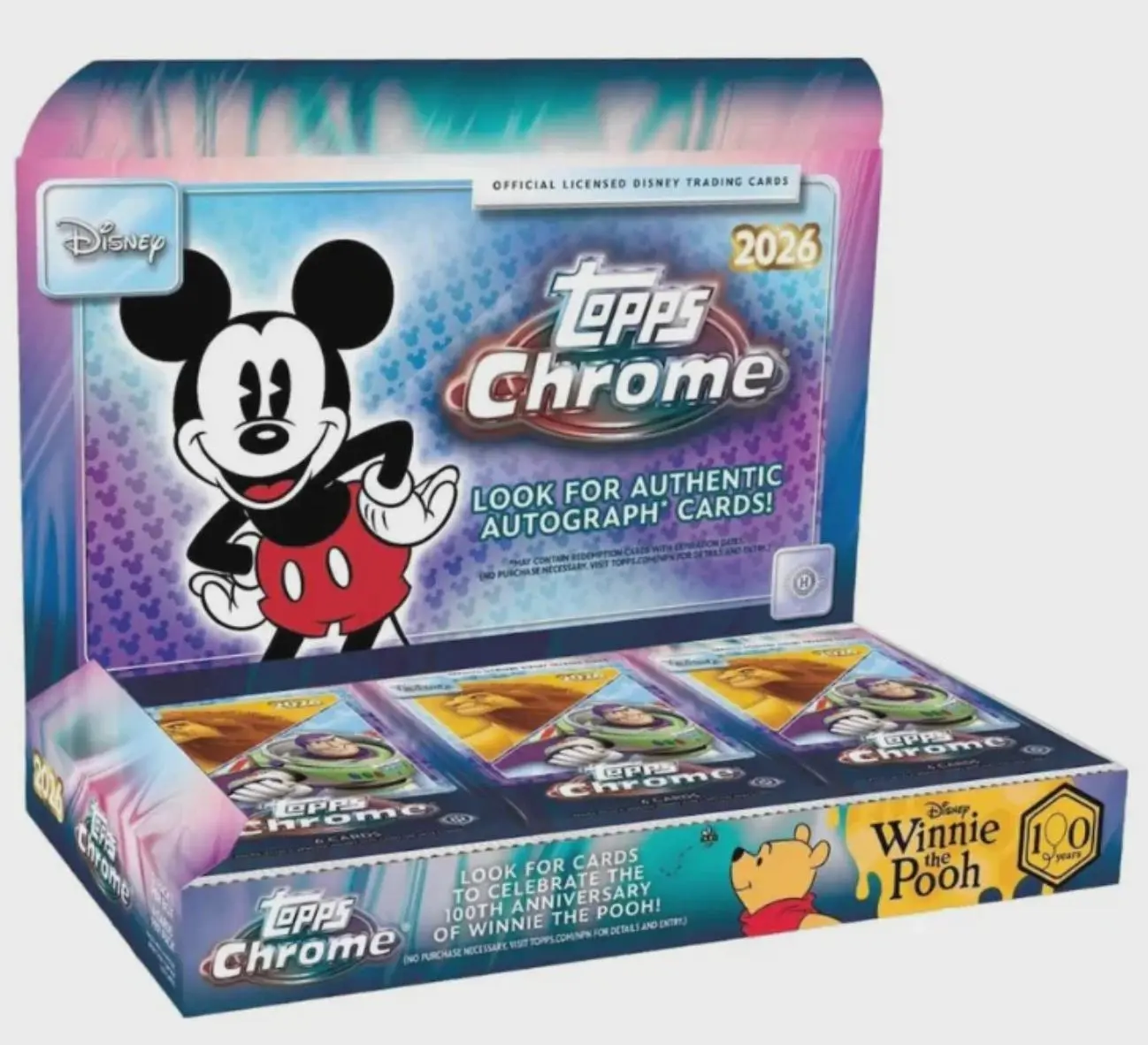 2026 Topps Disney Chrome Hobby Box Packs - Card Collectibles Trading Card Collectible