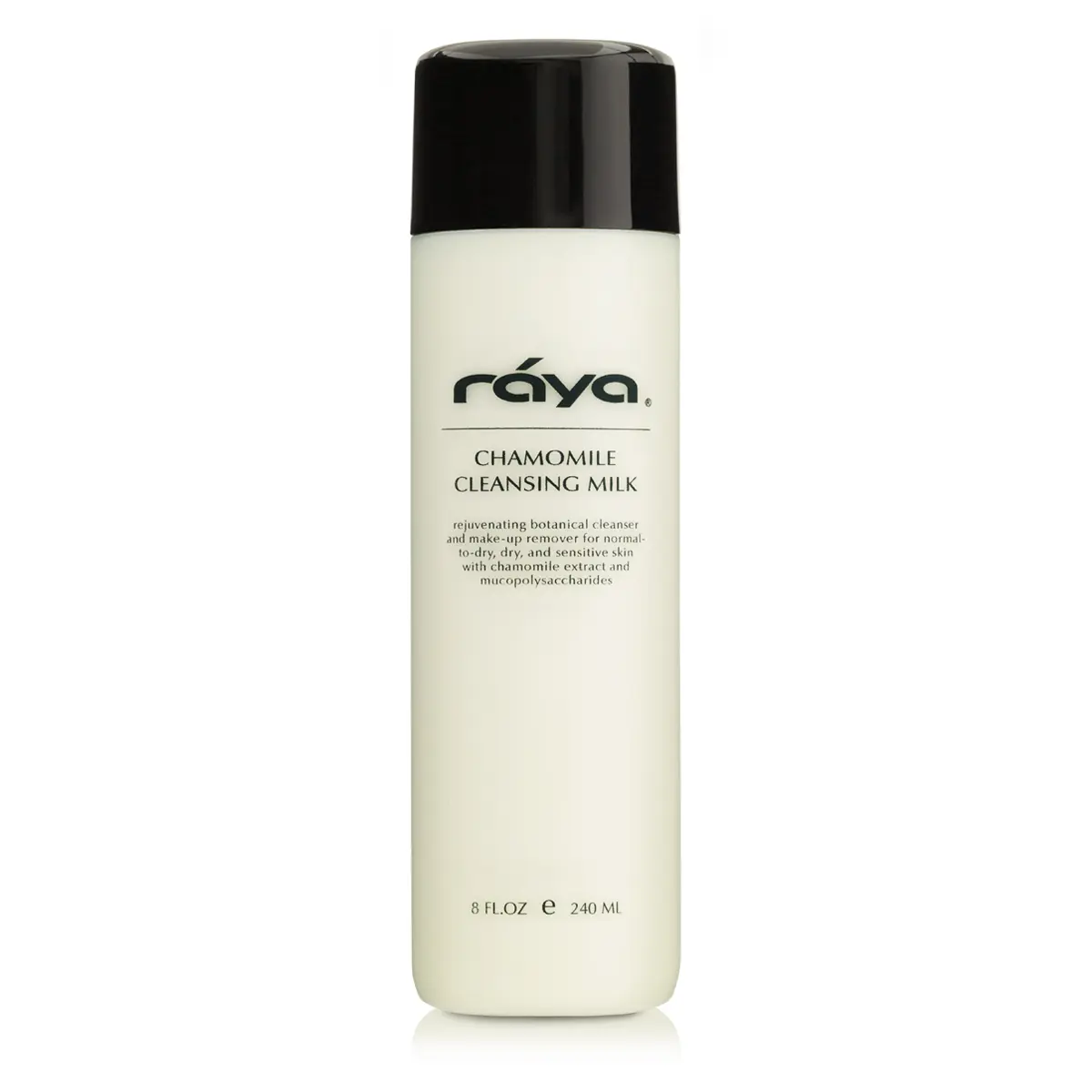 RAYA Chamomile Facial Cleansing Milk (152) | Gentle, Soap-Free Fluid Cleanser and Make-Up Removing Lotion for Dry and Sensitive Skin | Helps Calm Irritations and Refine Pores