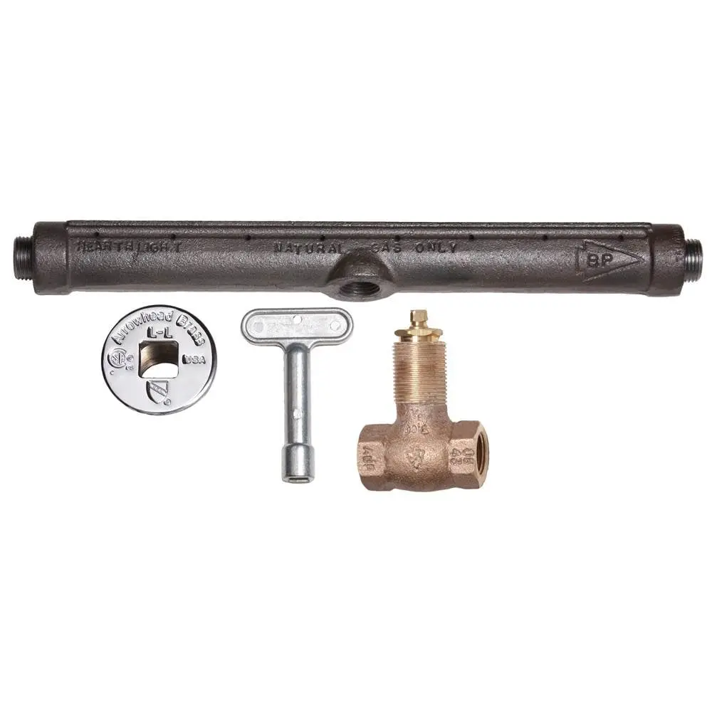 Arrowhead Brass Products 258KIT Kitchen Utensils 0.5 in. FIP Gas Log Lighter with Chrome Key LL Bar