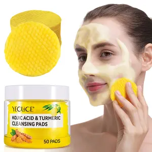 【New】Yecuce Turmeric Cleansing Pads - Kojic Acid And Turmeric Cleansing Pads For Face Deep Clean - Multi Pack Skincare Comfort