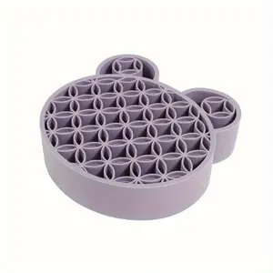 1pc Desktop Organizer Silicone Makeup Brush Holder Organizer Cosmetic Storage Box Multipurpose Make Up Brush Stand Painting Pen Holder Durable Storage Organizer Cosmetics Organizer Storage