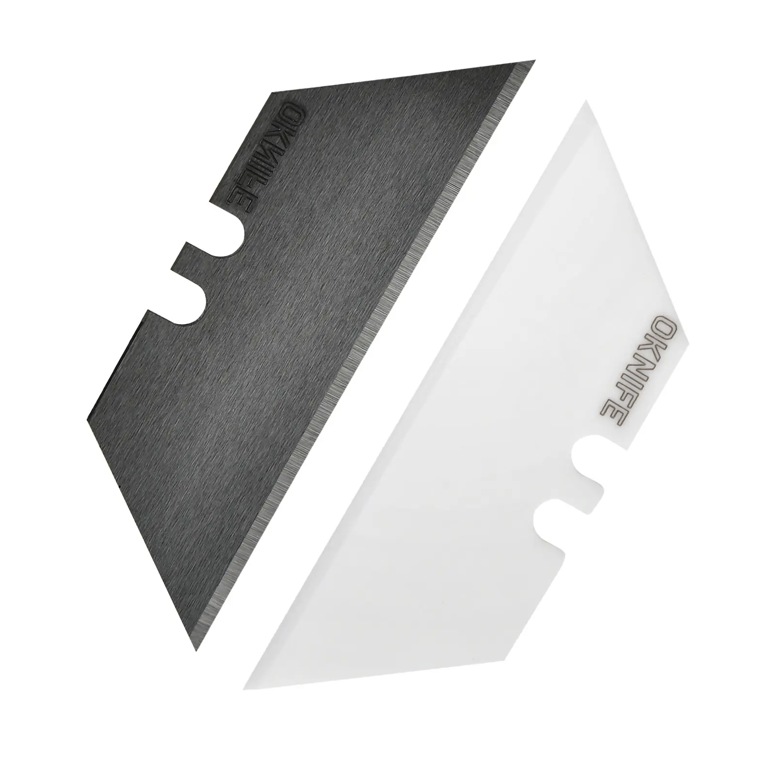OKNIFE Ceramic Utility Knife Blades 10-Pack, White Blade, Black Blade, Summervibes,summerfinds