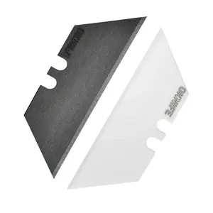 OKNIFE Ceramic Utility Knife Blades 10-Pack, White Blade, Black Blade, Summervibes
