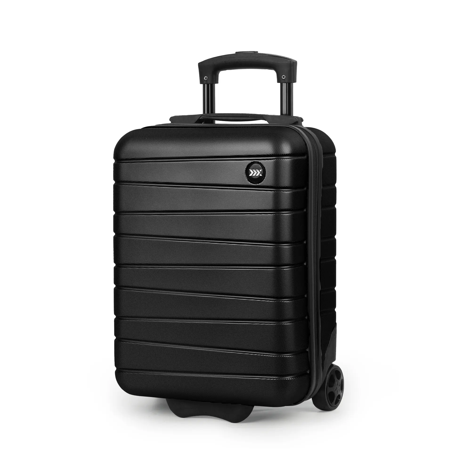 New York Xpress Hardside Checked Suitcase with Spinner Wheels, Lightweight ABS Hard Shell Travel Luggage, Large Suitcase for Business & Travel