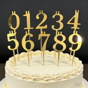 Birthday Number Decorative Set-A Versatile Number Decoration Suitable for Cake Decoration