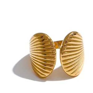 Golden Shell Ring