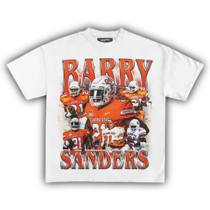 BARRY SANDERS COLLEGE TEE UNISEX T-SHIRT, GRAPHIC TEE, GIFT FOR FANS