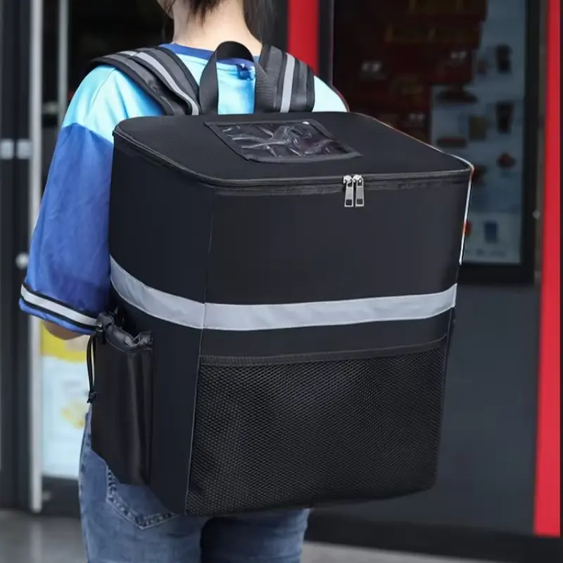 Large Capacity Delivery Backpack Thermal Insulated Picnic Lunch Food Bag Outdoor Beach Camping Waterproof Travel Storage Bag
