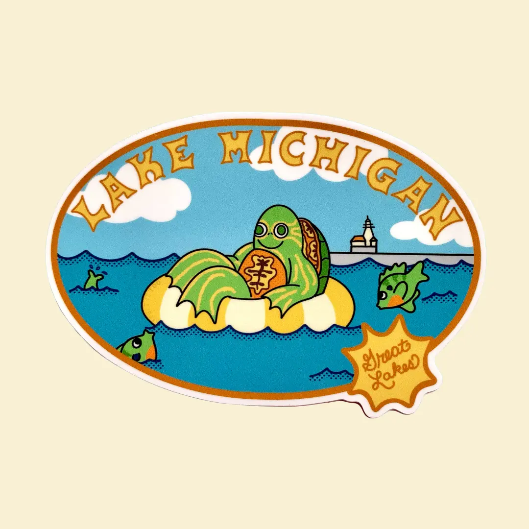 Lake Michigan Sticker