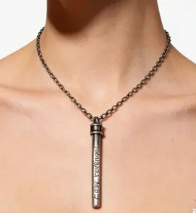 Chainsaw Man Cigarette Pendant Necklace, Anime Cosplay Jewelry, Minimalist Street Hip Hop Chain, Aki Inspired Gift for Fans