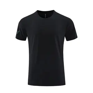Sports T-shirt men's and women's quick-drying short-sleeved T-shirt top, loose and breathable running ice silk fitness clothes training clothes