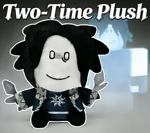 Two Time Inspired Plush Forsaken Plush Cute Stuffed Two Time Plushie for Roblox Fans and Forsaken Fans