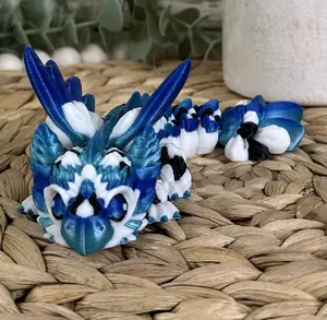 Owl Dragon 3D Printed Animal Toy Fidget Fully Articulated for Kids and Collectors