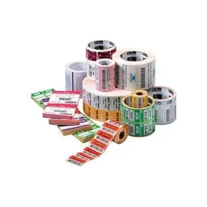 Zebra Technologies 10005853-EA Z-Perform 2000T Paper Label, Thermal Transfer, Perforated, 4" x 6", 1" Core, 5" OD, 460 Labels per Roll