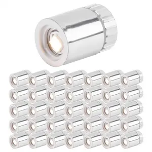 36Pcs Miniature Lights for Dollhouse,Miniature LED Lights for Handcraft,Mini Spot Lights Battery Operated(Warm White)