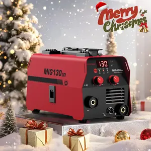 ARCCAPTAIN 135Amp 110V Flux Core MIG Welder, MIG130 Fit Gasless MIG/Lift TIG/Stick 3-in-1 Welding Machine, Digital Display DC IGBT Synergic Control Portable welder machine 110V