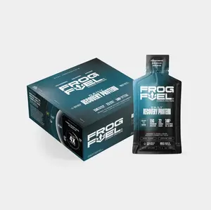 Frog Fuel Power Regular Protein Shot, 15g Protein Nano-Hydrolyzed Grass Fed Collagen, Post Workout, Gluten Free, Fat & Sugar Free, 22 Amino Acids, 0 Carbs, Berry, 1 oz Packets, 24 Pack