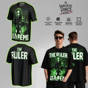 WWE Oba Femi Superstar T-Shirt Vintage Graphic Tee – Y2K Premium Cotton Top Trendy Streetwear Unisex Wrestling Fan Gift