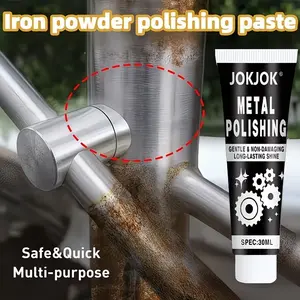 Multifunctional Metal Polish Agent for Stainless Steel Wheels, Chrome Trim, Door Handles, Easy Use, No Damage to Original Car Paint