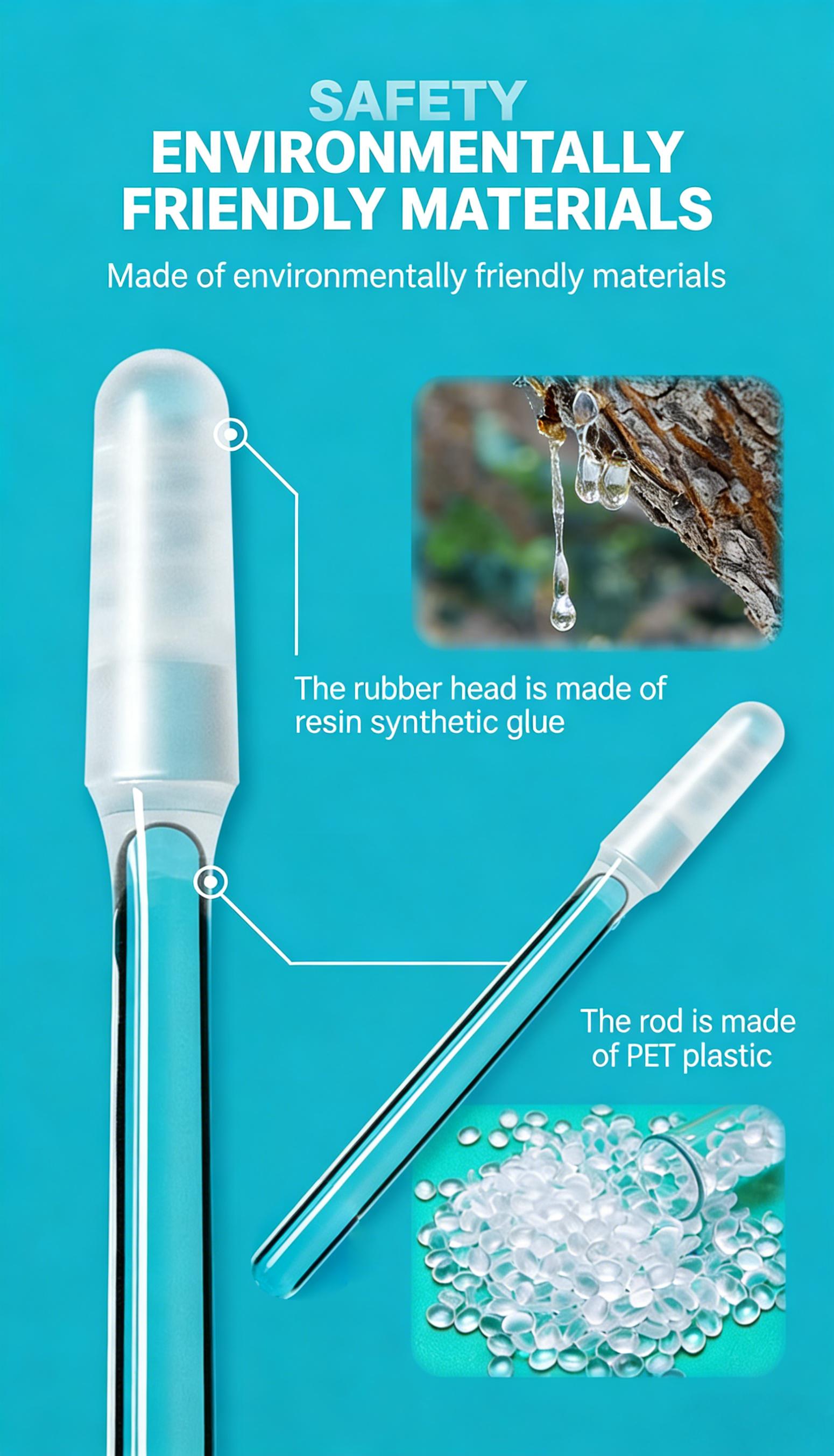 Sticky Ear Cleaner Tool Stick Earwax Remover Sticks for Effective Ear Cleaning and Debris Removal Portable Gentle， Reusable Ear Wax Removal，Suitable for dry ears,24PCS