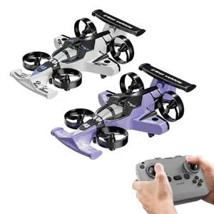 2-In-1 Remote-controlled car and plane combo, Drone With Flying & Drifting Modes,360-degree drift tires, land and air capable, one-touch lift, impact-resistant materials, three adjustable speeds, perfect Christmas New Year gifts for boys and girls.