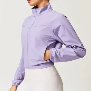 Women's Long Sleeve Sports Jacket for Outdoor Activities