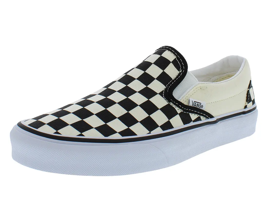 Vans Classic Slip-On Unisex Footwear, Checkerboard Design, Multi-Size Sports Sneakers for Casual & Outdoor Activities