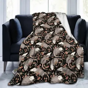 Blanket Opossum Gifts  foR Women Men Soft Blanket Possum Stuffed Animal Blanket foR Bed Birthday Gifts  50''x60''