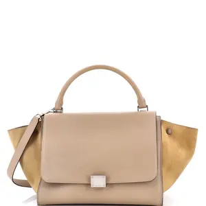 Pre-owned Celine Leather Top Handle Bags Trapeze Bag Medium by Rebag
