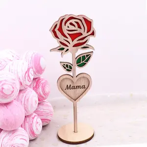 Layered Laser Cut Wood Mother's Day Gift