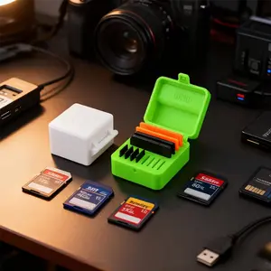 Portable Card Organizer for Switch, SD & TF Cards – Durable 2-Pack Storage Case for Gamers & Photographers