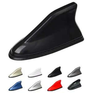 High quality shark fin car antenna: ABS top cover+sturdy structure, enhances communication+improves appearance, available in multiple colors for easy installation, essential for road travel/car enthusiasts