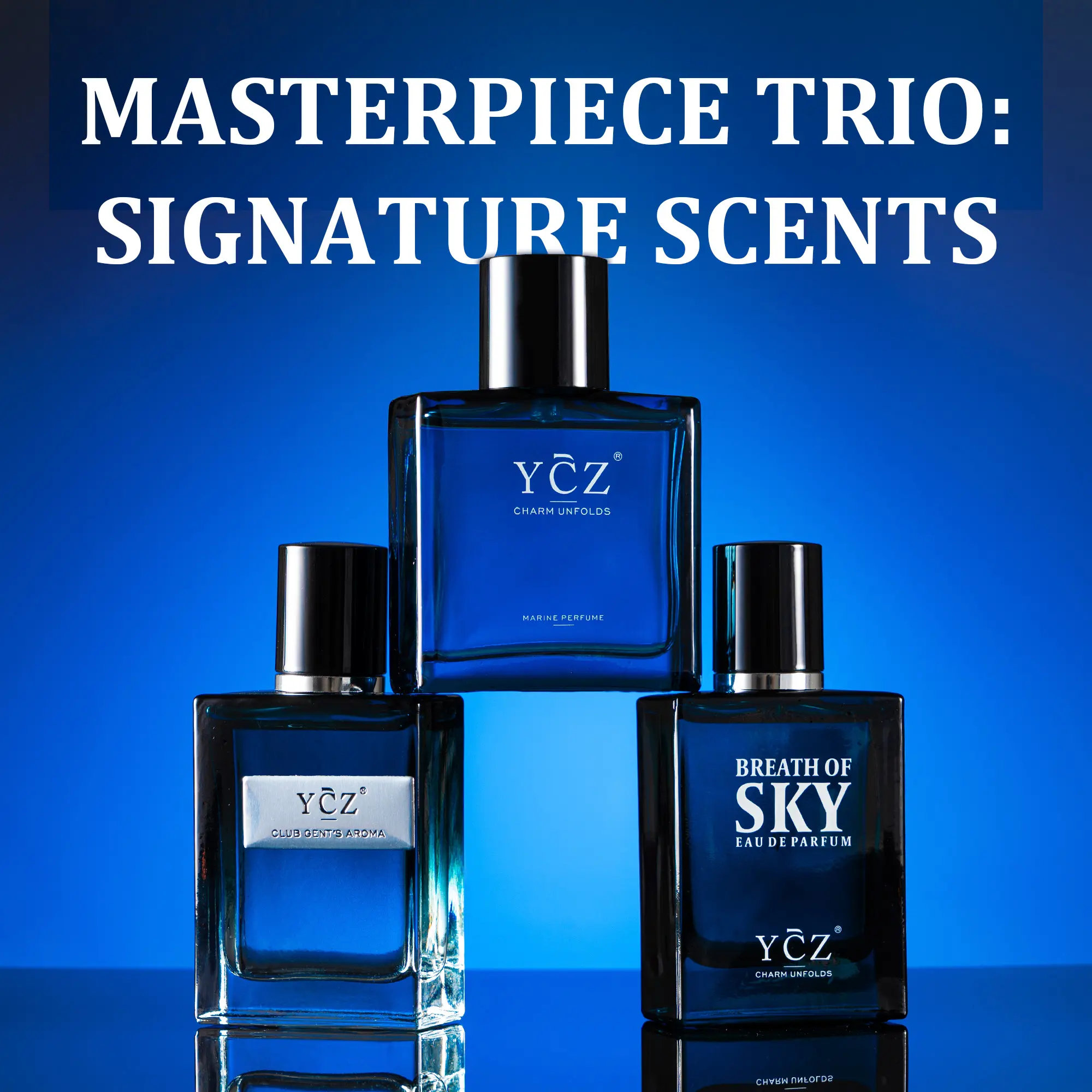 YCZ Men's Mystic Allure Collection Fragrance Set YCZ Marine Eau De
