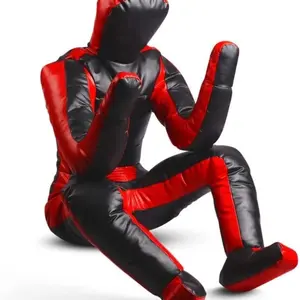 Pld MMA BJJ Wrestling Grappling Dummy UNFILLED for Mixed Martial Arts Self Defense Skills Development 15x7x7 Inches Vinyl Unisex Training Tool