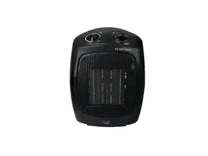 Vie Air VA-603A 2-Settings Office Black Ceramic Heater With Adjustable Thermostat