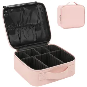 Large Capacity Portable Lipstick Storage Bag Cosmetic Storage Bag for Summer Outdoor Travel,Portable Nail Art Organizer,Back To School, Zipper Makeup Organizer Pouch, Versatile Storage Stationery, Gifts for Girl