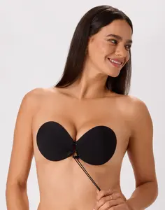 Maidenform Lace Up Adhesive Bra, Reusable Lift & Shape - Backless, Deep V Women's
