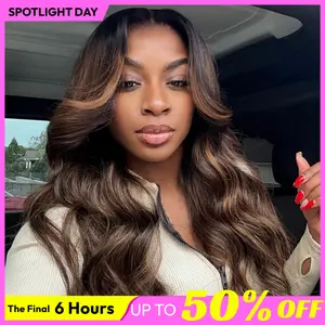 【Bye Bye Slip】UNice Glueless Balayage Highlight Body Wave Wig with Drawstring Pre-cut 7x5 HD Lace Closure Human Hair Wigs with Bleached Knots Friendly for Beginners #SpotlightDay#Summervibes
