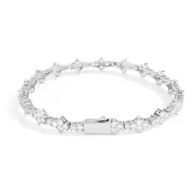 6.5mm Classic Tennis Bracelet | 18K Gold Plated Cubic Zirconia - Unisex, Perfect for Everyday & Party Wear, Premium Bracelet, Men's Accessories summervibes