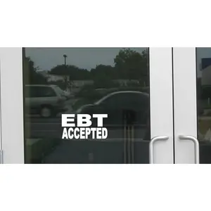 EBT Accepted J886 8 inch business store sign Decal