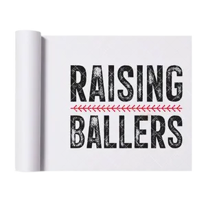 Raising Ballers - Direct Print Film Transfer for T-Shirts, Cotton, Polyester & Blends - High-Quality Print