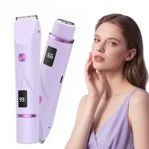 Women's dual-head shaver, suitable for bikini trimming, underarm hair removal, and leg hair removal. 2-in-1 dual-head electric shaver, suitable for any part of the body, specially designed for the bikini area, Bikini Trimmer, Battery Powered Trimmer