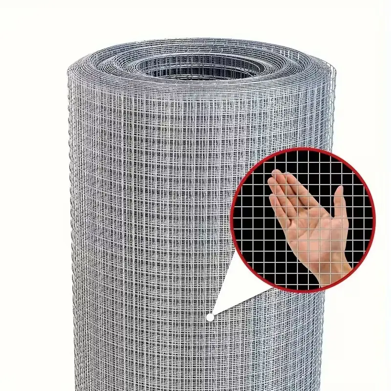 19.7"x393" Galvanized Wire Mesh (1/2" Mesh Size) - Easy to Cut, Bendable for Aviary, Small Animal Enclosures, Plant Cages, Vegetables, Raised Beds & Garden Compost Bins