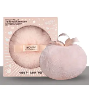 Fluffy Makeup Powder Puff Ball – Soft Air Cushion Setting Powder Applicator (MACK ANDY)