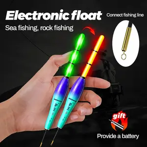 Day & Night Fishing Float, Change Color Light When Fish Bite Hook, Thick Tail Design, Attractive Tail, Includes 1 Battery